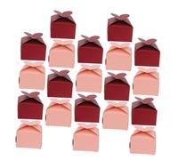 Ciieeo 100piezas Cajas De Dulces De Boda Forma De Corazón Cajas De Papel Cuadradas Para Embalaje De Dulces Para Shower San Valentín y Fiestas De Cumpleaños