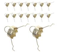 Ciieeo 100piezas Tapones Redondos de Plástico para Adornos Navideños Tapas para Adornos Navideños Tapas de Repuesto para Colgar para Decoraciones Navideñas DIY