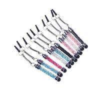 Ciieeo 10piezas Lápiz Capacitivo De Cristal Diamante para Pantallas Táctiles Estilógrafo Brillante para Tablets y Móviles