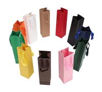 Ciieeo 11 Piezas Bolsas para Vino con Asa Diseño para Celebraciones de Bodas y Navidad para Botellas de Vino Variadas