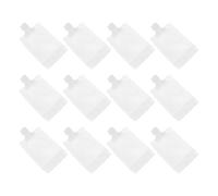 Ciieeo 12 Bolsas de Cosméticos Rellenables de 100 Ml Boquilla Abatible, Bolsas Portátiles para Viaje, a Prueba de Fugas, para Champú y Loción, Kit de Envases Cosméticos de Viaje Práctico