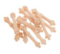 Ciieeo 12 Pilares Miniatura De Madera para Decoración De Casa De Muñecas Diseño Realista y Duradero Accesorios De Construcción para Bricolaje