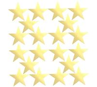 Ciieeo 120 Piezas Decoración De Fiesta De Pentagrama Cortar Boda Recortes De Estrellas Brillantes Separar Formas Divertido Oro Colgante Interior Disco Película Noche Golden Papel