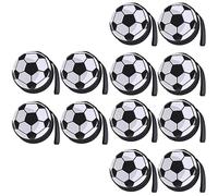 Ciieeo 12piezas Bolsa De Almacenamiento De Cambios Forma De Fútbol De Diseño Creativo De Maletín Redondeado Para Dulces y Accesorios Aleatorios