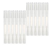 Ciieeo 15 Tubos Giratorios Vacíos de 3 Ml para Aceite de Uñas y Brillo de Labios, Bolígrafos de Plástico Transparentes Pincel Aplicador, Accesorios de Manicura Portátiles para Viajes