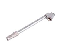 Ciieeo 1Pieza Adaptador Inflador de Neumáticos para Coche Bicicleta y Moto Boquilla de Inflación Multi-Funcional con Diseño de Manguera Accesorio de Metal para Extensión de Válvula de Rueda