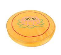Ciieeo 1Pieza Cojín de Redondo de Estera de Oración para Yoga y Chanting Cojín Religioso Decorativo Diseño Práctico para Uso Casa
