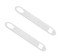 Ciieeo 2 Abridores de Botellas de Hierro Inoxidable Blancos Set de 2 Piezas Abridor de Botellas DIY en Blanco para Cocina y Bar Accesorio Práctico y Latas en Hogar