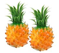 Ciieeo 2 Adornos para Antena de Coche con Forma de piña, Forma de Bola aérea automotriz de Fruta, plástico Artificial, Accesorio Exterior Universal para vehículos, Camiones y SUV.