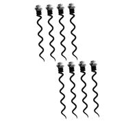 Ciieeo 2 Juegos Aguja De Acero Para Abrebotellas. Abridor De Botellas De Vino En Espiral Reemplazo De Espiral De Sacacorchos Espiral Reparadora De Sacacorchos Metal Black 4 Uds * 2