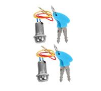 Ciieeo 2 juegos Interruptores de Encendido de de Metal para Atv Scooters Eléctricos y Motocicletas Incluye de Respaldo Instalación Rápida Compatible