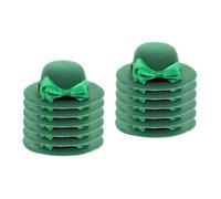 Ciieeo 2 Juegos Tapa De Botella De Vino con Pajarita Decoración Fiesta Decoración De Fiesta Patricio Botella De Leche De Agua Sombrero De Bricolaje Favores De a 6 Piezas * 2