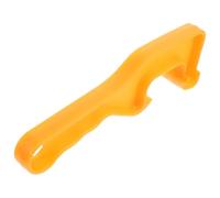 Ciieeo 2 Piezas Abridor de Tapa de Cubo de Plástico Naranja, Llave Ligera para Abrir Barriles y Cubos de Galones, Herramienta Adecuado para Uso Frecuente