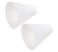 Ciieeo 2 Piezas Adaptador Reductor de Conducto de Ventilación en Pvc Resistente y Fácil de Instalar para Tubos de 80mm a 200mm en Hogar u Oficina