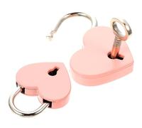 Ciieeo 2 Piezas Candado Fuerte y Seguro con Forma de de Hierro y Llave para Proteger Objetos Personales para Joyero y Caja de Almacenamiento