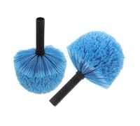 Ciieeo 2 Piezas Cepillo de Techo Azul Accesorio de Cepillo para Quitar Telarañas de Techo Recambio de Plumero para Limpieza Interior y Exterior Cabezal de Repuesto para Quita Telarañas