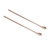 Ciieeo 2 Piezas Cuchara para Reptiles Mango Largo, Acero Inoxidable | Mezcla Frutas y Polvo, Diseño Ergonómico Resistente, Uso en Hogar y Cría, para Geckos y Pequeños Animales