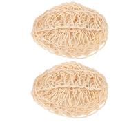 Ciieeo 2 Piezas De Cepillo De Baño De Sisal Esponja Para Bañarse Limpiar Bolas De Esponja De Sisal Esponja De De Sisal Exfoliante Esponja De Baño Natural Depuradores Corporales