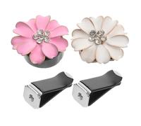 Ciieeo 2 Piezas Difusores de Aroma para Coche Clip de Ventilación Fragancia de para Aromaterapia y Eliminación de Olores el Interior del Vehículo Decoración Práctica y