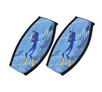 Ciieeo 2 Piezas Funda para Correa de Buceo de Neopreno Banda del Cabello Accesorios para Equipo de Snorkel y Natación
