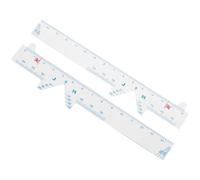 Ciieeo 2 Piezas Regla Portátil para Medir la Distancia Pupilar Material Pvc, Medidor Ligero y Preciso Adecuado para Optometristas y Salud Ocular