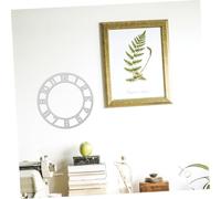 Ciieeo 2 Piezas Reloj de Pared con Números Árabes Acrílico Espejo Pegatinas Decorativas para Salón Entrada y Hotel Fácil Instalación