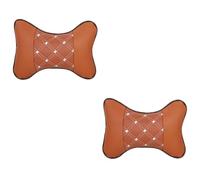 Ciieeo 2 Piezas reposacabezas Coche sujeta Cabezas Coche Cojín para Asiento de Coche Almohada de Cuello Almohada de Apoyo Bordado Almohada de Hueso
