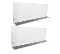 Ciieeo 2 Piezas Separador De Estantes Organizador Magnético para Nevera Tarros De Especias Magnéticos Divisores De Productos Básicos Divisores De Cajones Ajustables De Polivinilo