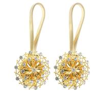 Ciieeo 2 Piezas Unidades Abrazaderas Magnéticas para Cortinas sin Taladro Sujetadores Decorativos para Cortinas Transparentes y Gruesas Accesorios para Sala Dormitorio y Oficina Diseño