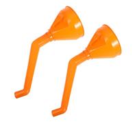 Ciieeo 2 Series Embudo De Llenado De Aceite Con Boca Ancha Embudo Para Aceite Sin Material Duradero Y Práctico Para Vehículos Y Motocicletas 2 Piezas*2