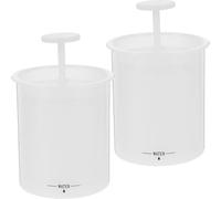 Ciieeo 2 Vasos Generadores de Espuma Facial para Lavado Gel Limpiador, Tazas Compactas de Color Claro para Uso Diario y Viajes, Limpiador Facial Espuma Eficaz y Portátil