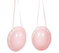 Ciieeo 2 Vientres Inflables de Pvc Realistas para Disfraz de Embarazo Maquillaje Falso y Cordón Práctico para Actuaciones y Cosplay