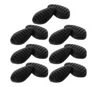 Ciieeo 20 Pares Almohadillas Nasales de Silicona Negras Antideslizantes para Gafas, Almohadillas Puente Nasal Triangulares 0,5 X 0,3 Pulgadas, Repuesto Cómodo para Gafas de Sol y Uso