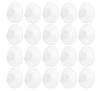 Ciieeo 20 Piezas de Fijadores de Mangueras de Oxígeno para Acuario Ventosas de 2,5 Cm de Diámetro y 2 Cm de Altura, Accesorio Compacto para Bombas de Aire en Peceras