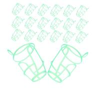 Ciieeo 20 piezas Porta Botellas de Infusión de Plástico Transparente Bolsa Reutilizable para Clínicas y Hospitales para Botellas Salinas de Soporte Colgante Compacto para Profesionales