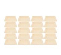 Ciieeo 20 platos de madera para sushi en forma de barco: bandejas para servir con forma de barco - Plato japonés para sashimi - para aperitivos - Barquitos para catering y uso doméstico
