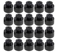 Ciieeo 20 Tapones para Botellas de Agua Función Push-Pull, PE, Reutilizables, para Deportes y Hogar, Repuestos Anti-Desbordamiento, Redondos