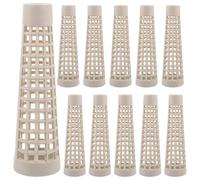 Ciieeo 20 Unidades Bobinas Forma Cónica Tipo Torre de Plástico para Teñir y Vaporizar Material Pp Resistente a Altas Temperaturas y Presión Industria Textil para Producción en Masa