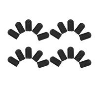 Ciieeo 20 Unidades Tapas de Silicona para Baquetas de Batería Protectores Amortiguadores Silenciosos Accesorios para Bateristas Cubierta para Puntas de Baquetas de Reducción de Ruido para