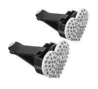 Ciieeo 2piezas Clip De Aromaterapia Para Coche Clips Forma De Corazón Para Salida De Aire Ambientador Creativo Para Decoración Interior y Diario