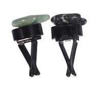 Ciieeo 2piezas Clip De Perfume De Luna Para Coche Clips Para Rejilla De Ventilación Decoración Aroma Para Interior De Coche Femenino