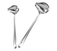 Ciieeo 2piezas Cucharas de Salsa de Acero Inoxidable Cucharones de Cocina Resistentes y Duraderos para Servir Salsas y Aceites Accesorio Práctico para Gastronomía