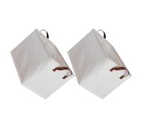 Ciieeo 2piezas Unidades Cesta de Tela Mediana para Armario Organizador Plegable Resistente con Base Gruesa Diseño Espacioso para Ropa y Juguetes para Dormitorio y Cuarto Infantil