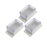 Ciieeo 3 Juegos Caja de conexiones recinto eléctrico de plástico Cajas eléctricas resistentes a la intemperie carcasa impermeable para electrónica el plastico