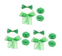 Ciieeo 3 Juegos Tapa De Botella Irlandesa Fiesta Copas De Vino Tinto Sombreros De Botella De Vino Decoración Verde Calle Mini Dia De Patrick Sombreros Decoraciones 4 Uds * 3