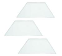 Ciieeo 3 Lentes de Vidrio Óptico para Enseñanza en Secundaria, Material Didáctico para Explicar Óptica y Medir Índice de Refracción, Adecuado para Demostraciones en Aula