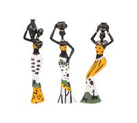 Ciieeo 3 Piezas Adornos de Resina de Estatuas Decorativas de Chicas Orando por Lluvia Artesanía Creativa para Decoración de Escritorios y Hogares