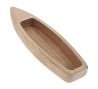 Ciieeo 3 Piezas En Miniatura De Madera Coleccionable Bote En Miniatura Decoración del En Casa Bote De Remos Modelo De Sin Terminar Conformado Pequeño Costero Decorativo