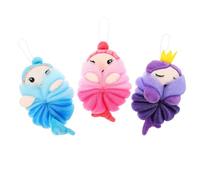 Ciieeo 3 Piezas Pelota De Baño Para Esponja De Ducha Con Figuras De Criaturas Esponja De Baño Para Ducha Infantil