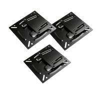 Ciieeo 3 Piezas Soporte de Pared Fijo para TV LCD de 14 a 24 Pulgadas | Acero Inoxidable, Estructura de Chapa Estampada, Instalación Sencilla, Ahorro de Espacio, Uso en Oficina y Hotel